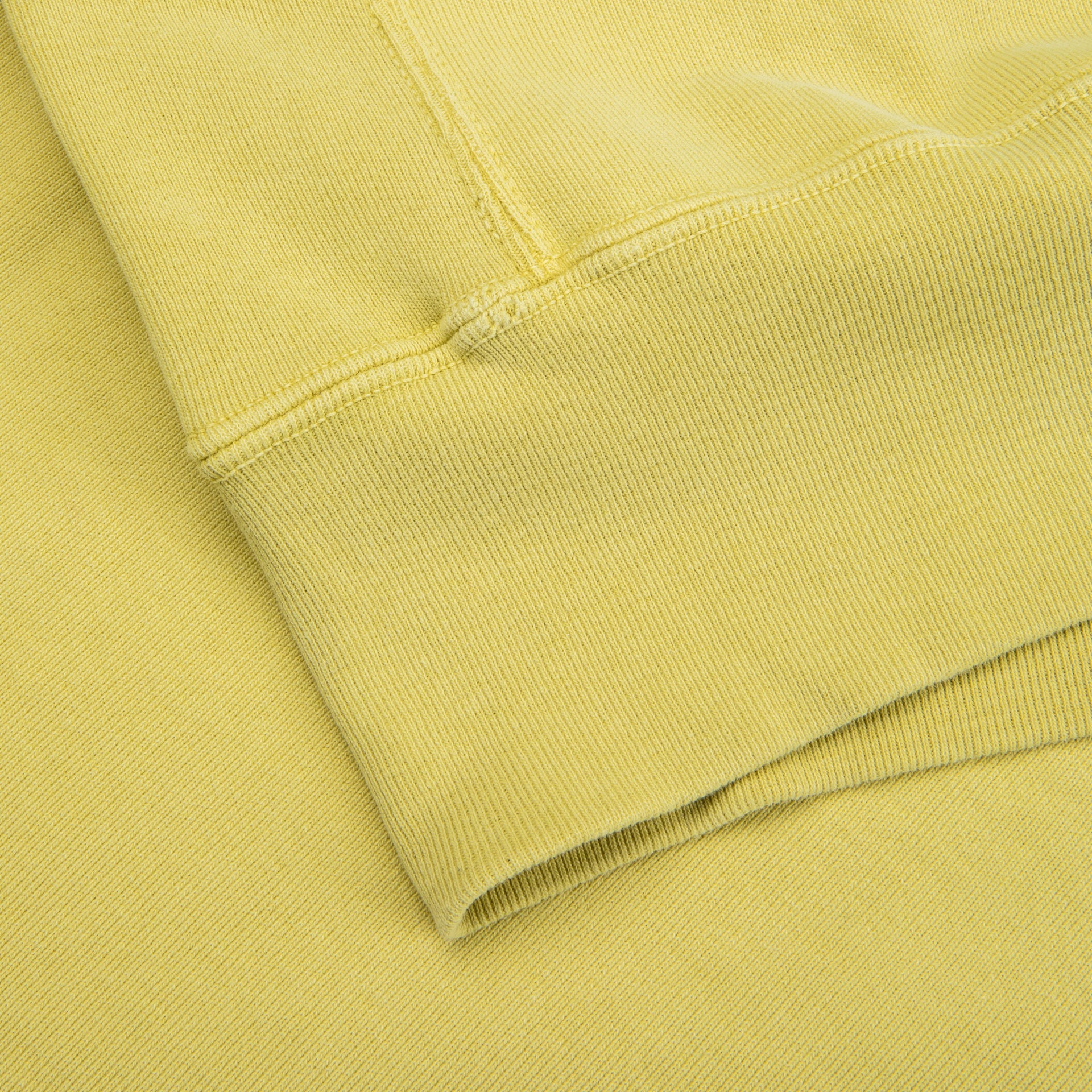 Remi Relief Special Finish Fleece Crew neck sweater yellow