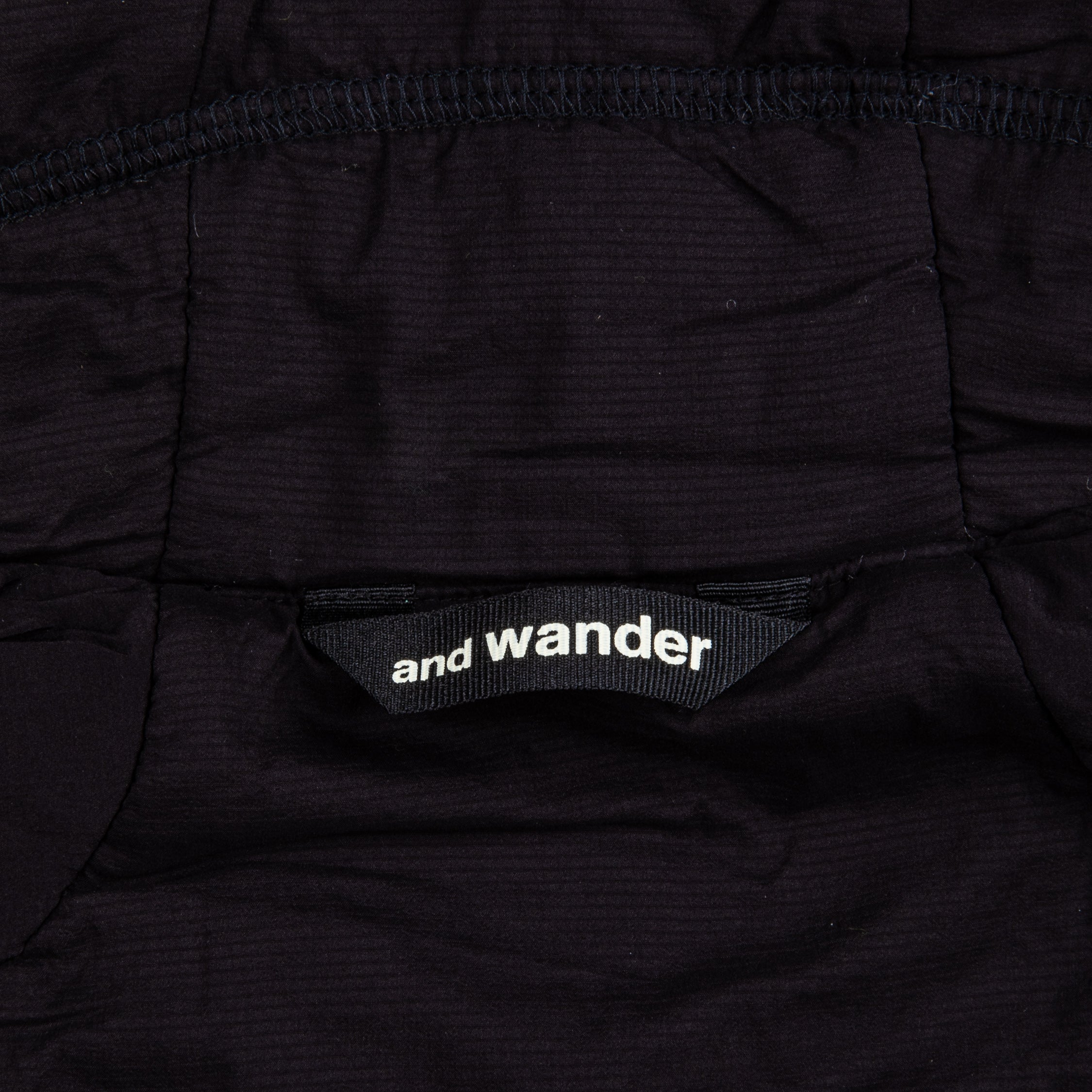 And Wander Alpha Air Hoodie Black