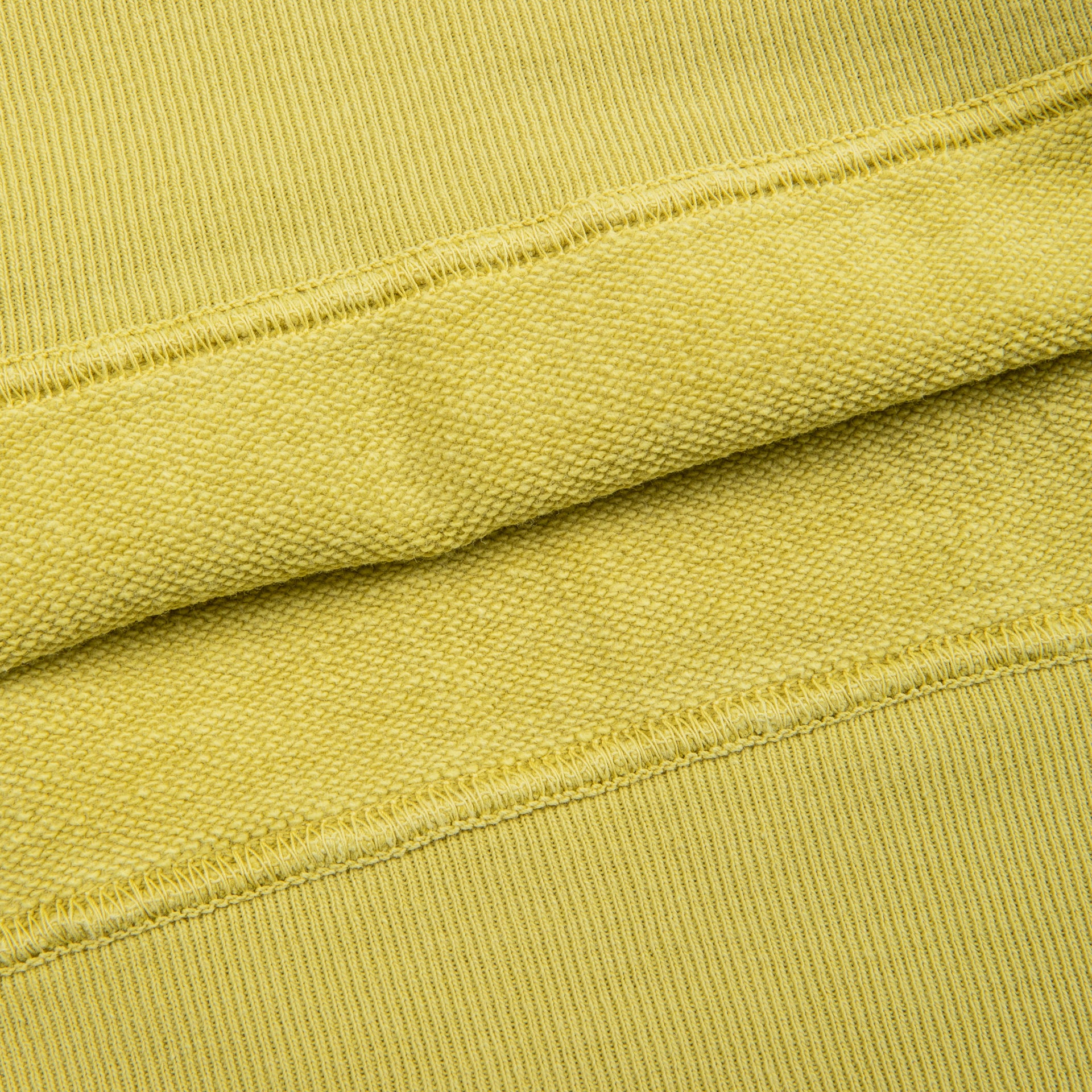 Remi Relief Special Finish Fleece Crew neck sweater yellow