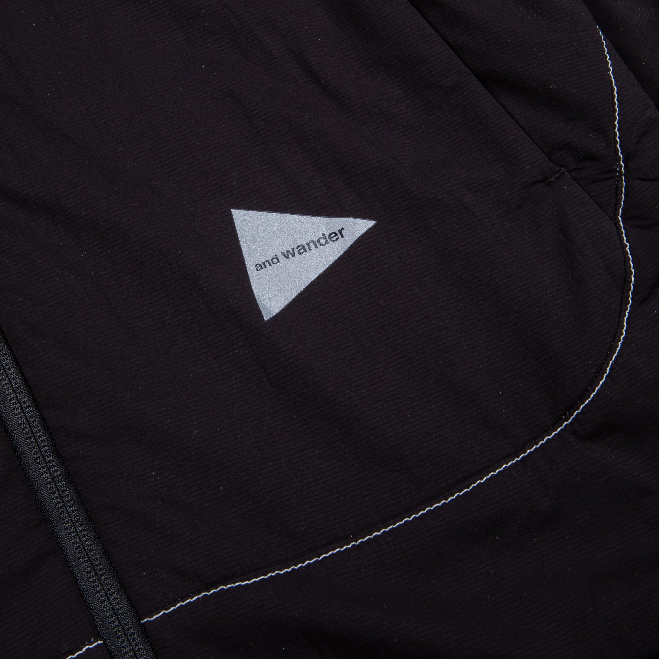 And Wander Alpha Air Hoodie Black