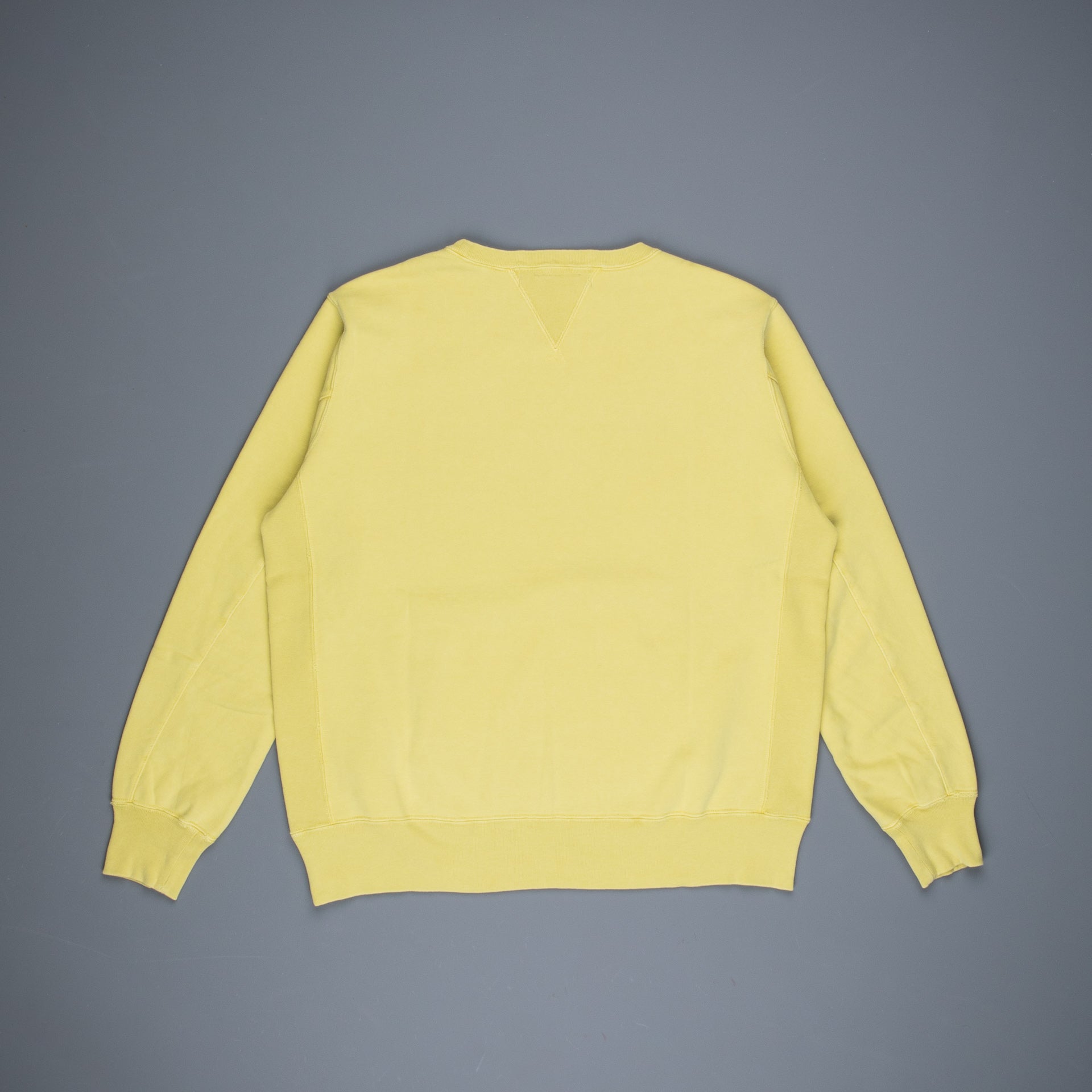 Remi Relief Special Finish Fleece Crew neck sweater yellow