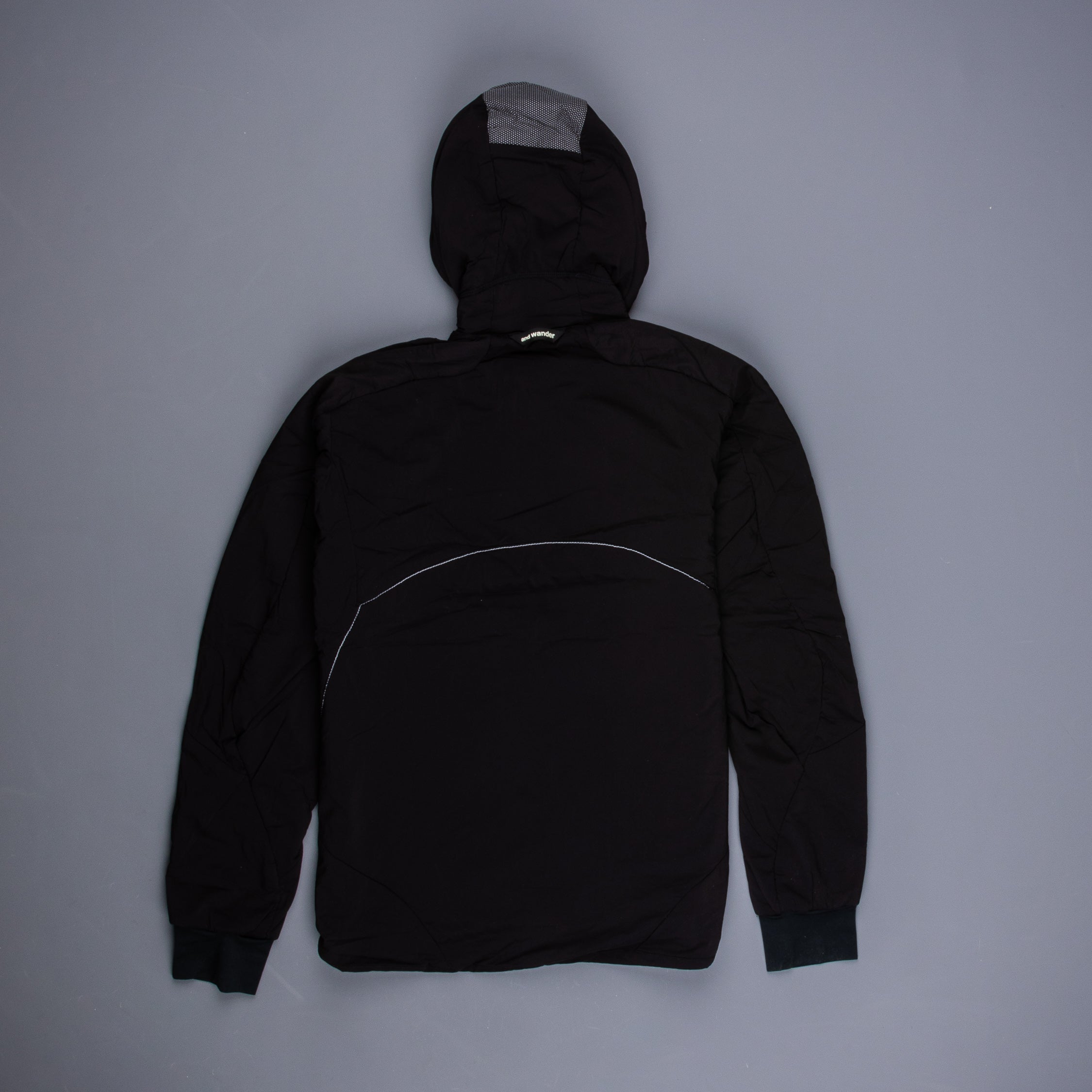 And Wander Alpha Air Hoodie Black