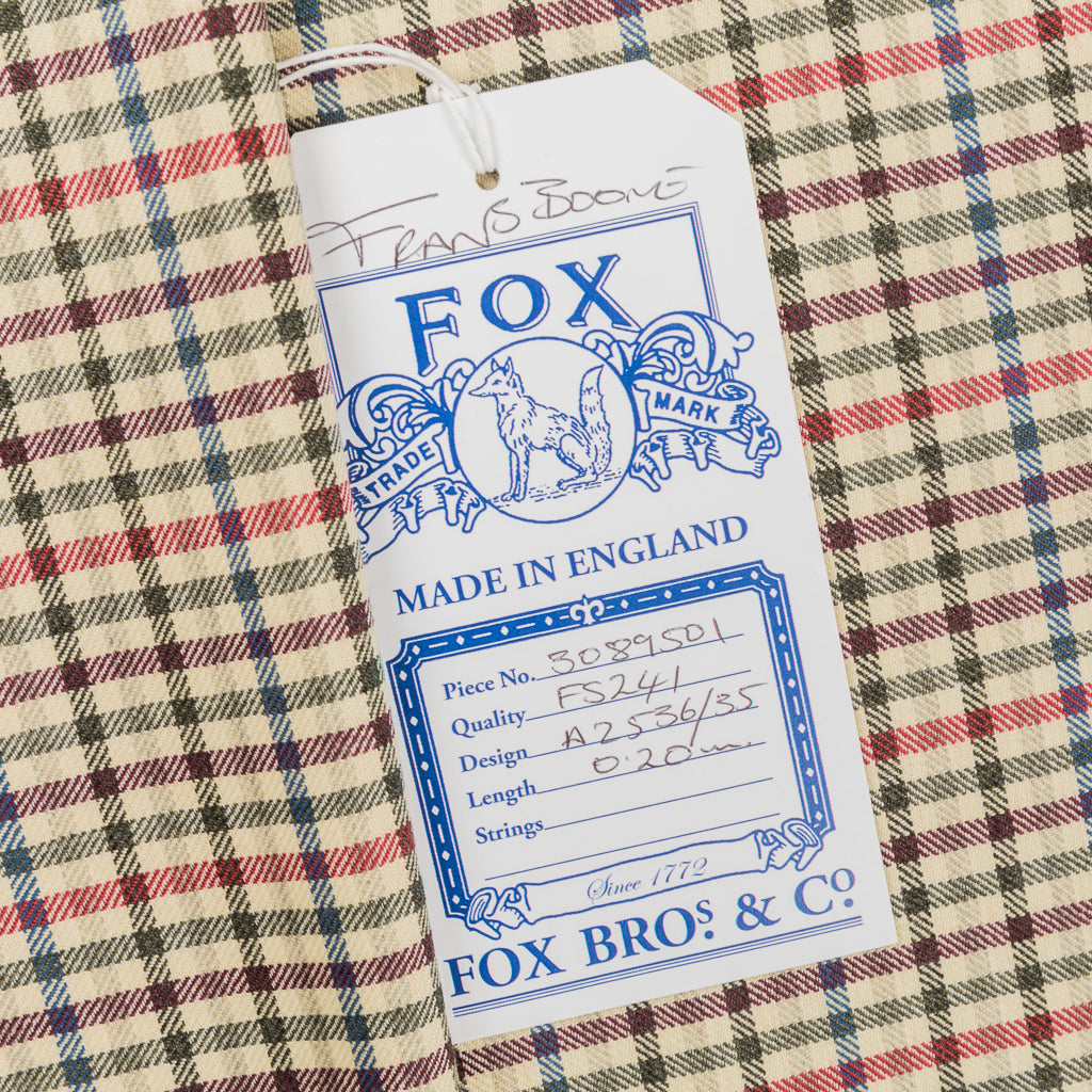 Fox Brothers for Frans Boone - Superfine Merino&#39;s Gunclub cloth Boudewijn