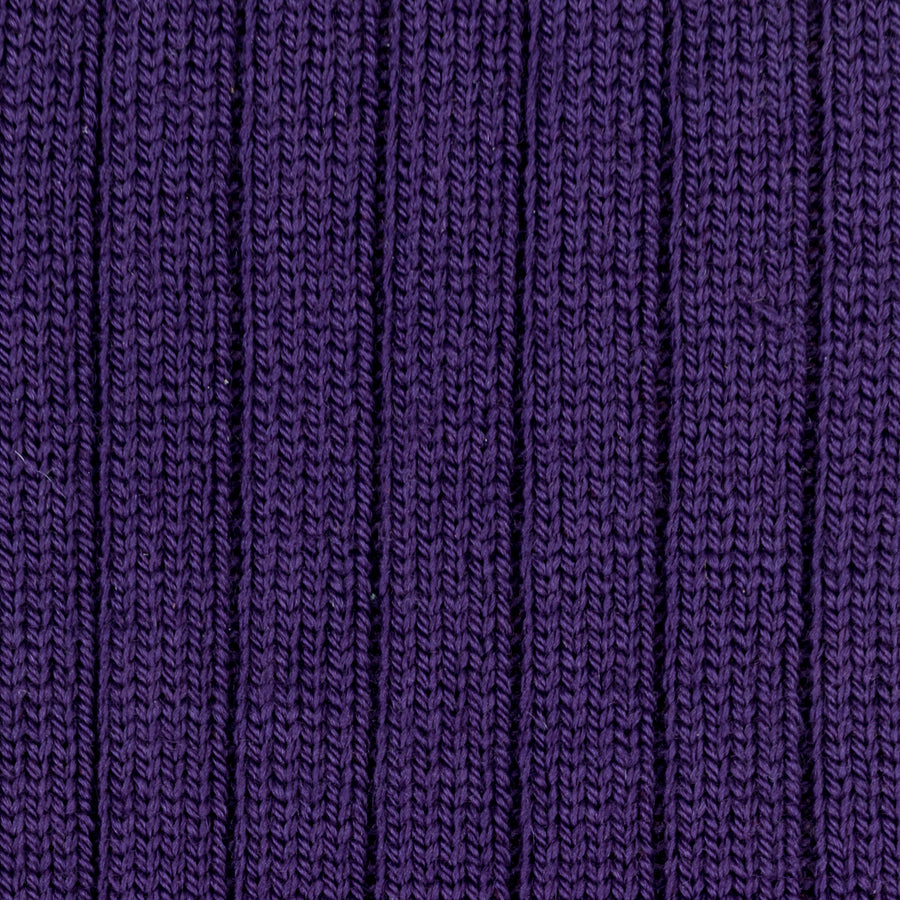 Frans Boone x Pantherella Packington Merino wool socks Dark Purple