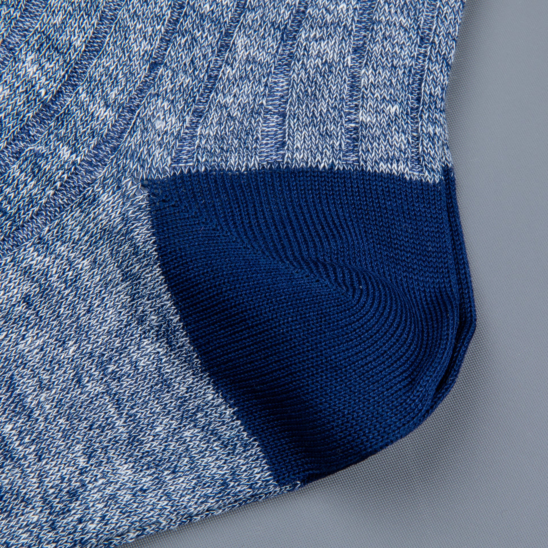 Pantherella Hamada Linen cotton Indigo socks