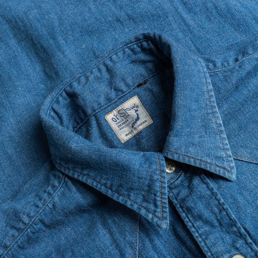 Orslow Denim Western shirt Denim Used