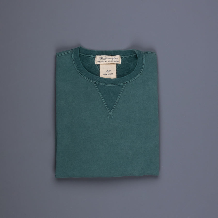 Remi Relief Special Finish Crew Neck Sweatshirt D. Green
