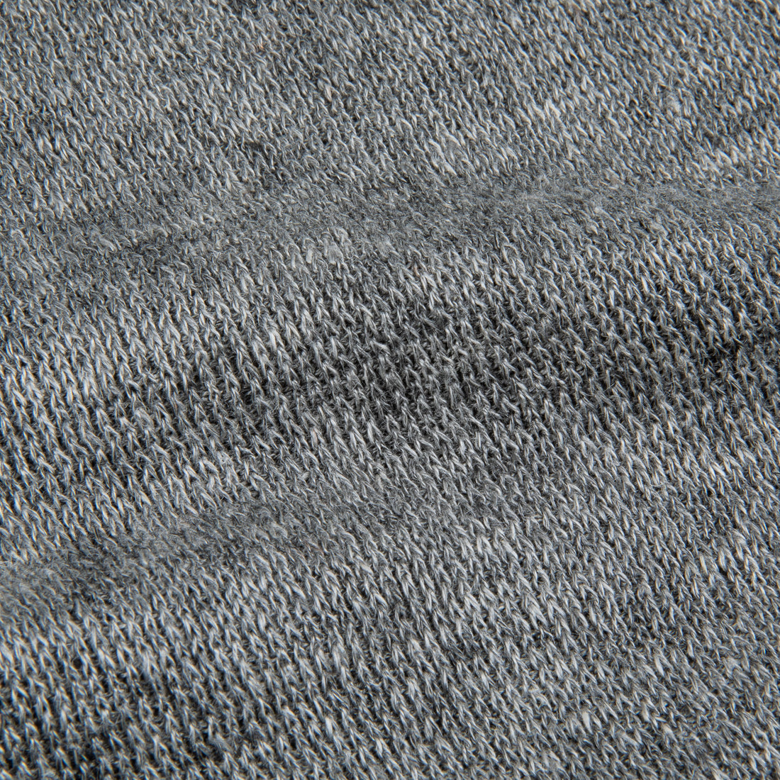 The Real McCoy's Cotton Rib Knit Collared Shirt Gray