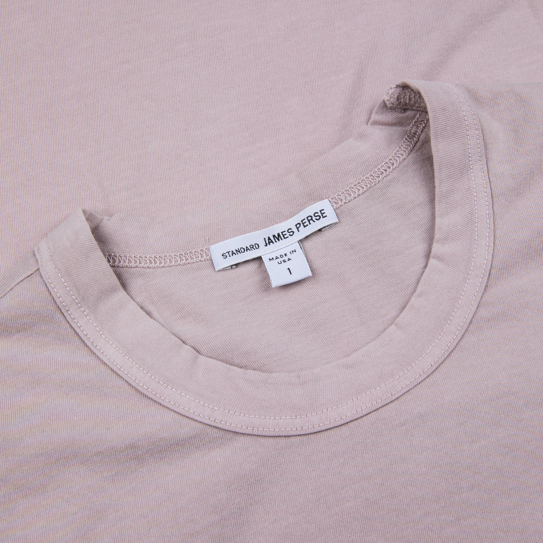 James Perse Crew Neck Tee Calamine Pigment