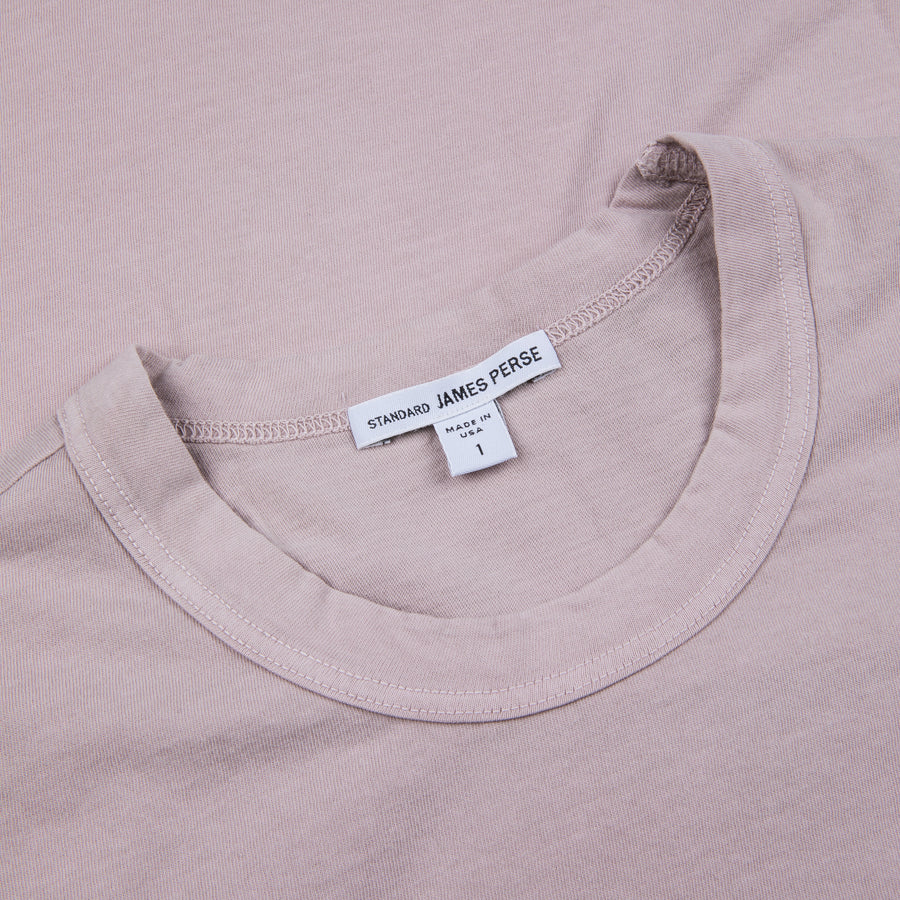 James Perse Crew Neck Tee Calamine Pigment