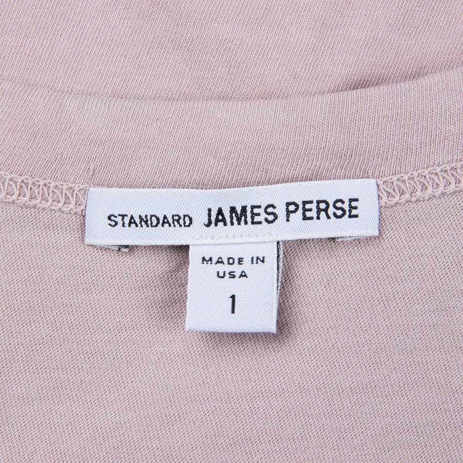James Perse Crew Neck Tee Calamine Pigment