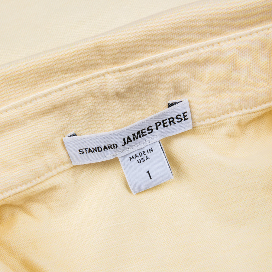 James Perse Revised Polo Naples Yellow Pigment