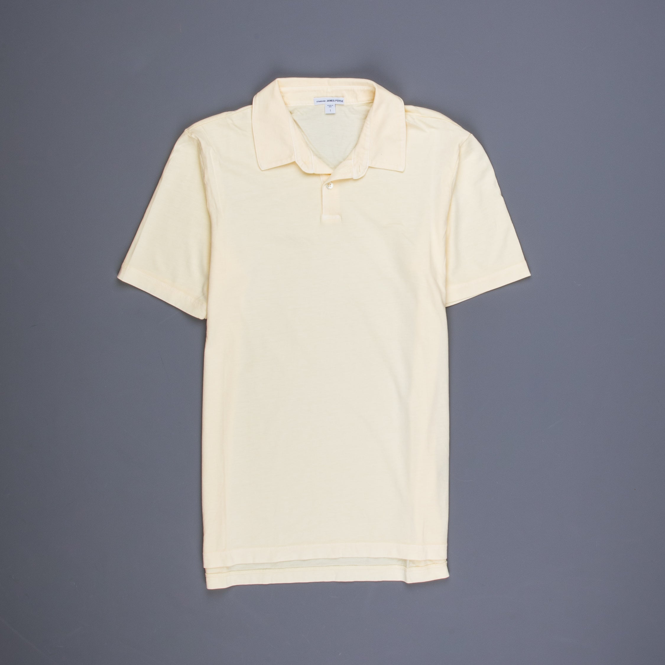 James Perse Revised Polo Naples Yellow Pigment