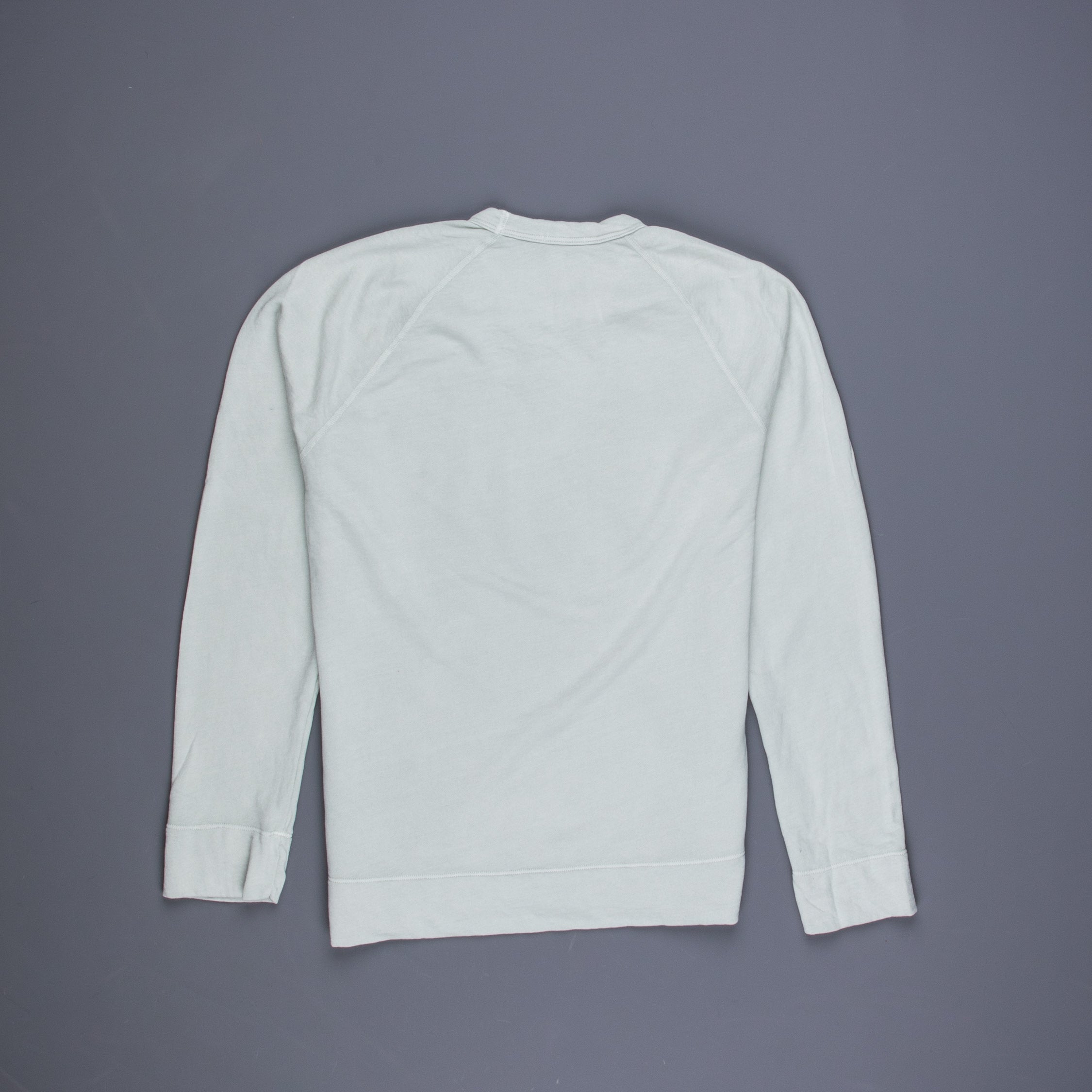 James Perse Raglan Crew Sweatshirt Celery Pigment