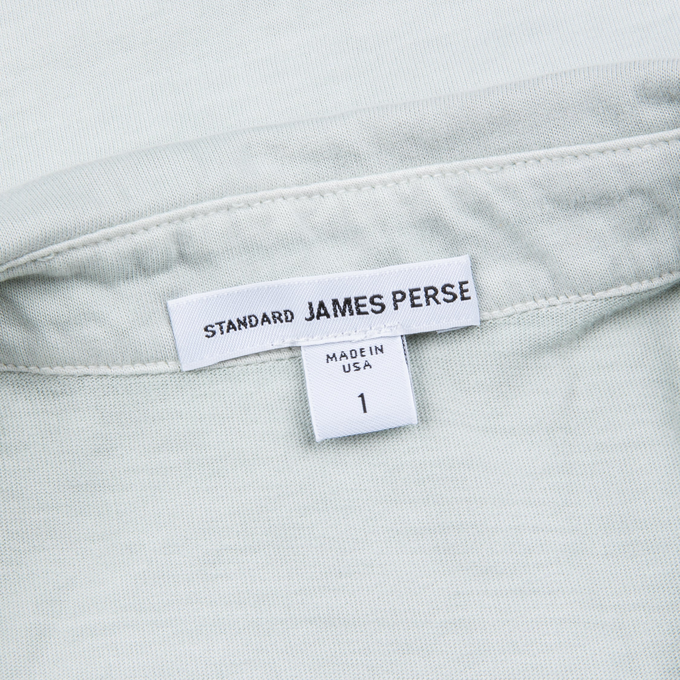James Perse Revised Polo Celery Pigment