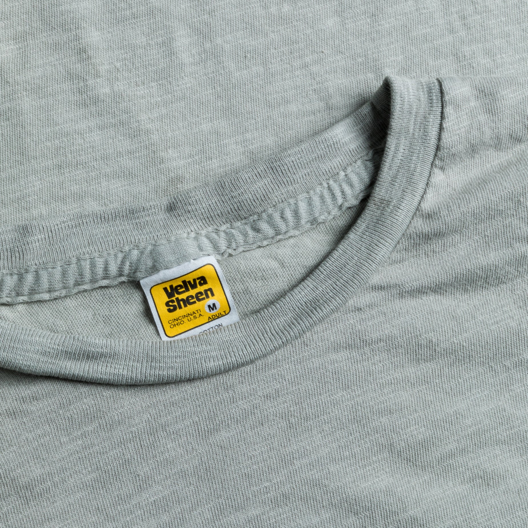 Velva Sheen longsleeve roll tee Grey