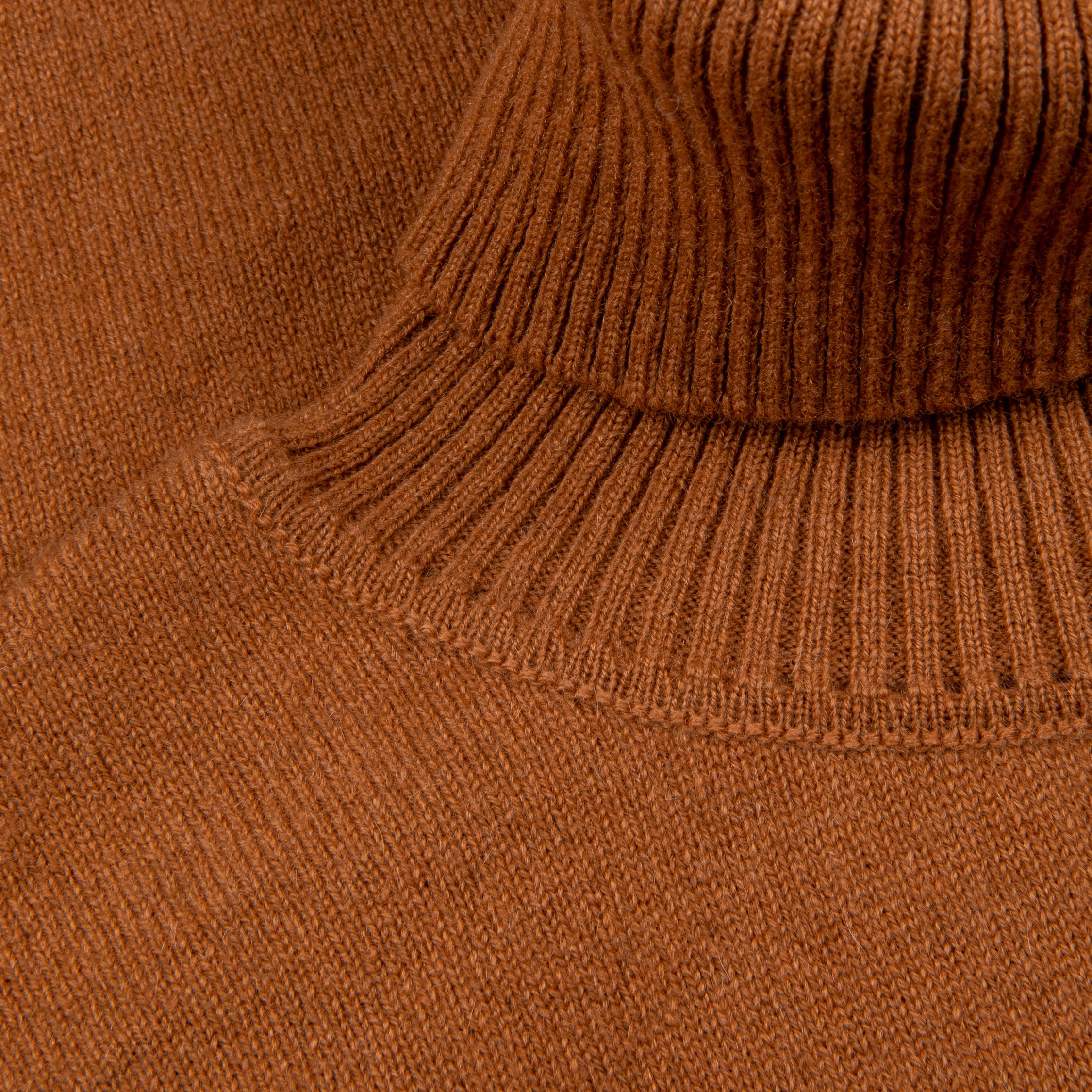 William Lockie x Frans Boone Rob Cashmere Roll-Neck Toffee