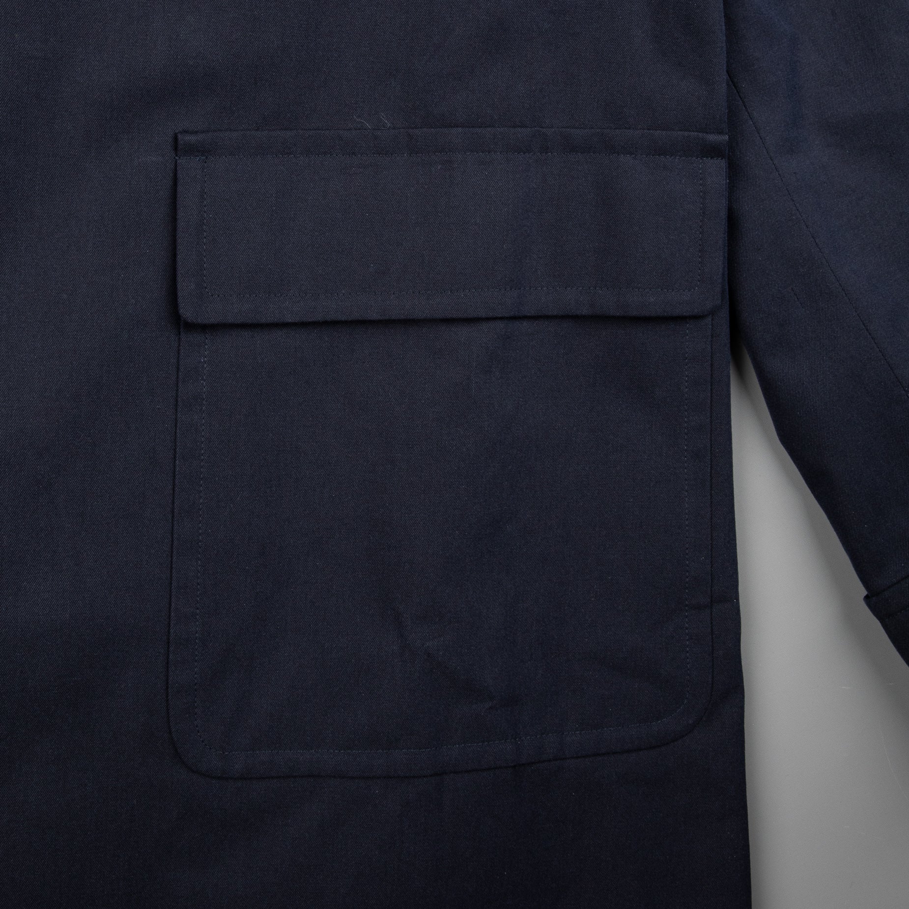 Cohérence Corb II Coat Gabardine Dark Blue