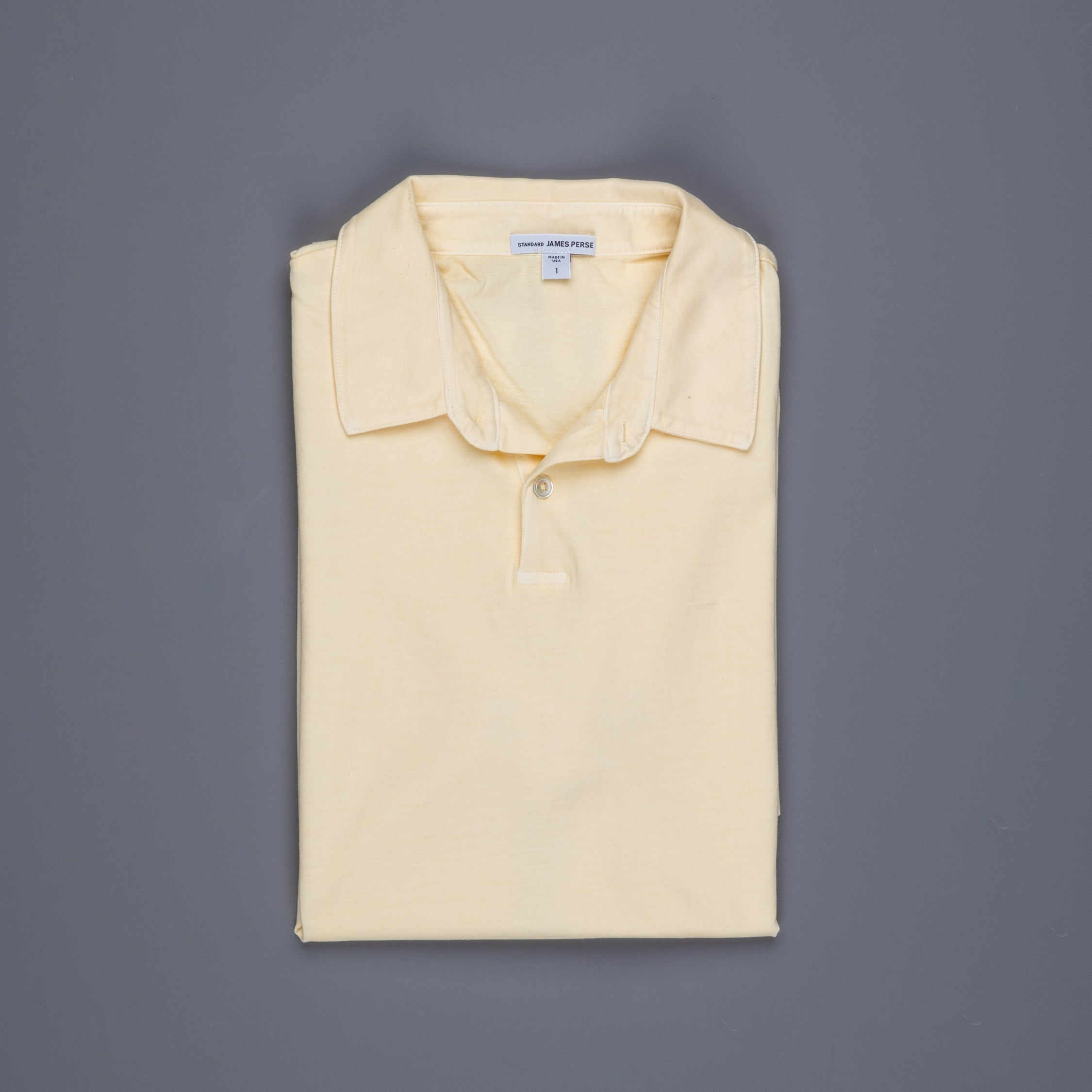 James Perse Revised Polo Naples Yellow Pigment