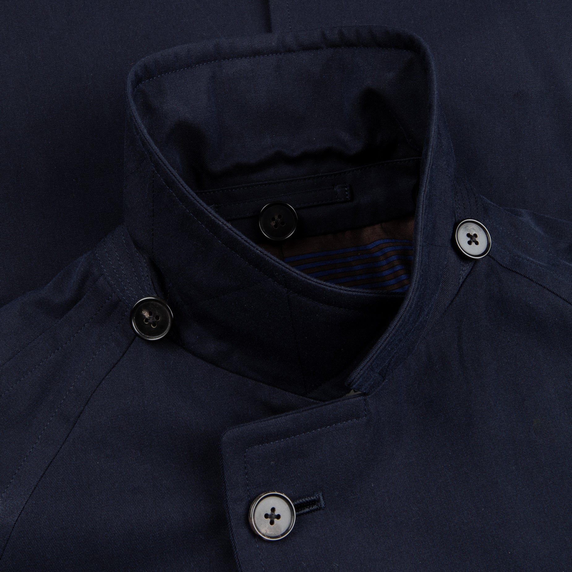 Cohérence Corb II Coat Gabardine Dark Blue