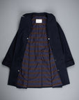 Cohérence Corb II Coat Gabardine Dark Blue