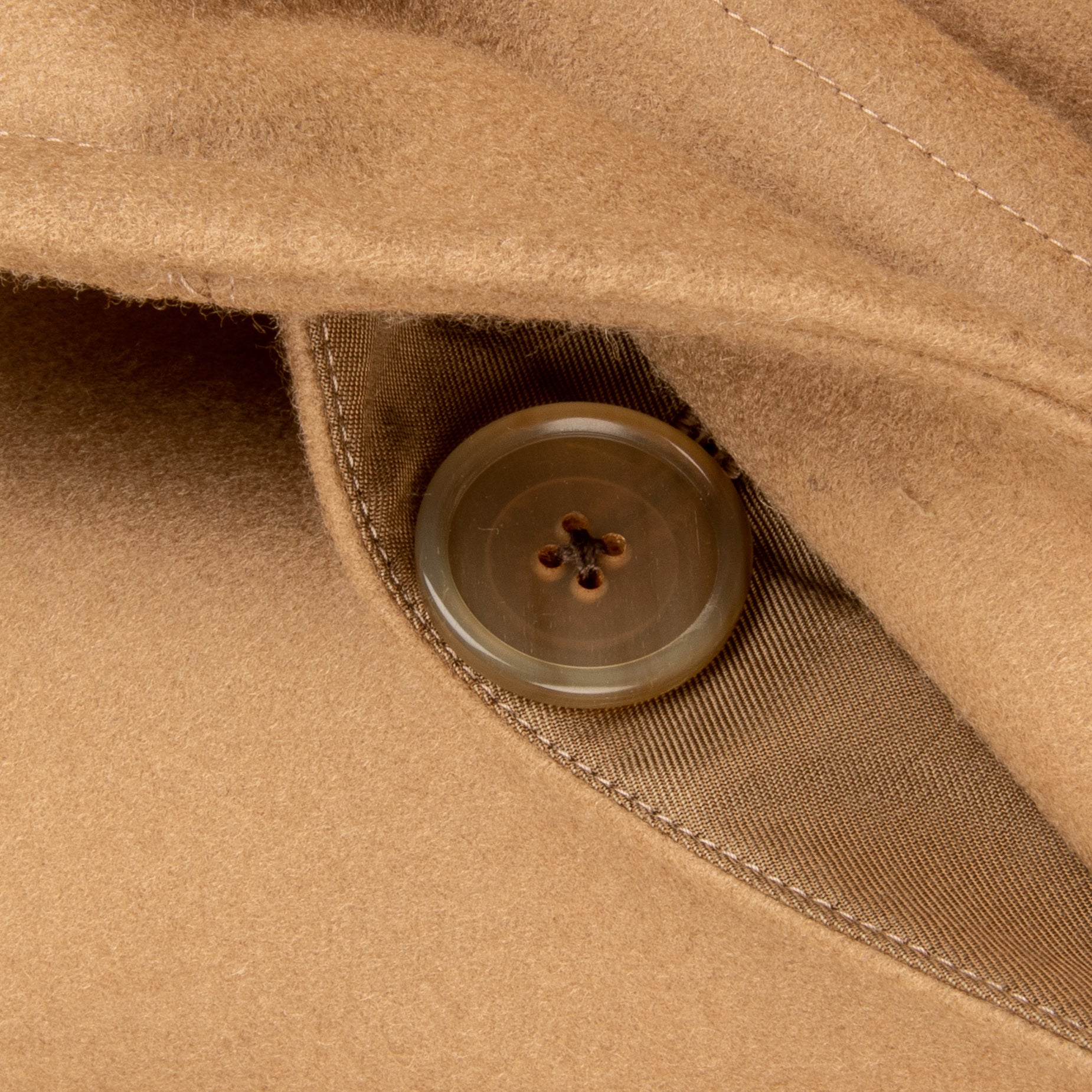 Cohérence Corb Melton Jersey overcoat camel