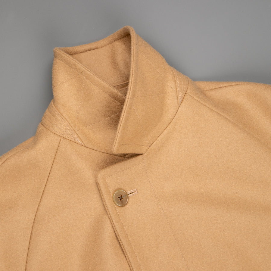 Cohérence Corb Melton Jersey overcoat camel
