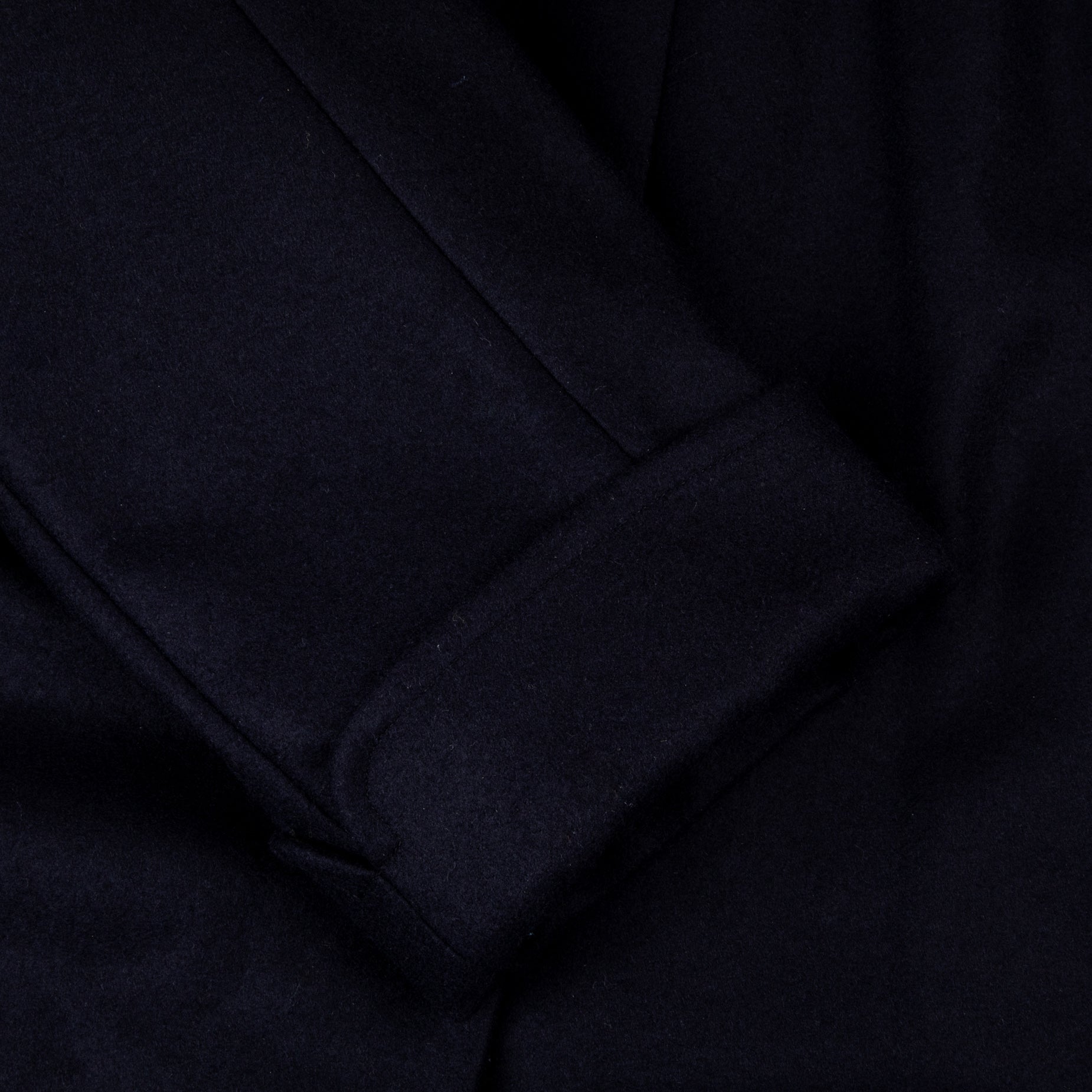 Cohérence Corb Melton Jersey overcoat dark Blue