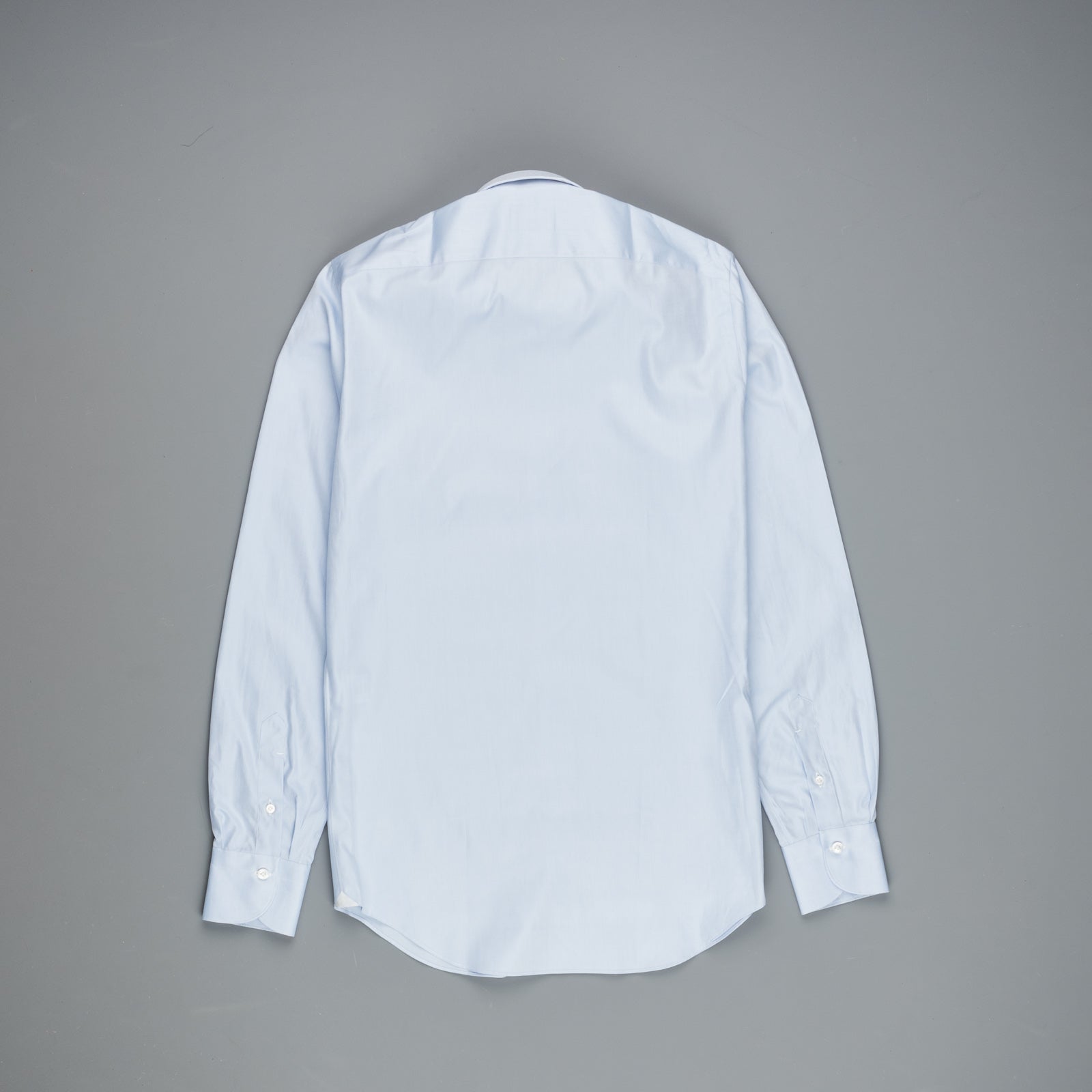 Finamore Milano shirt Eduardo collar Alumo oxford light blue