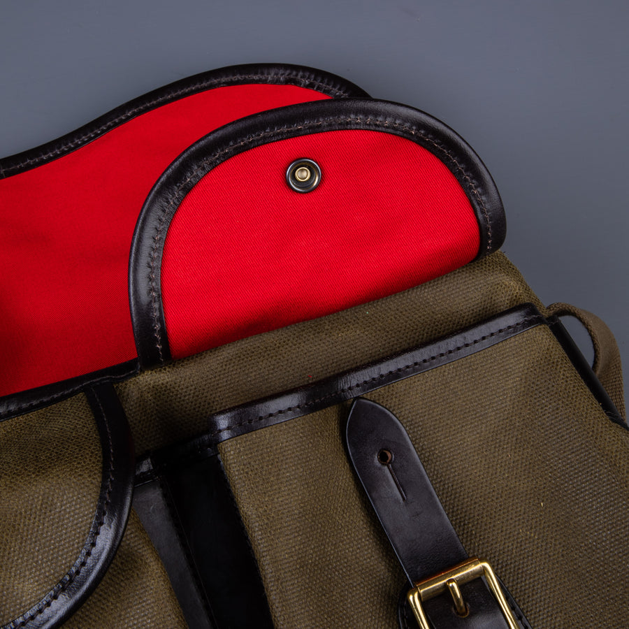 Croots Waxed Canvas Carryall Bag Olive