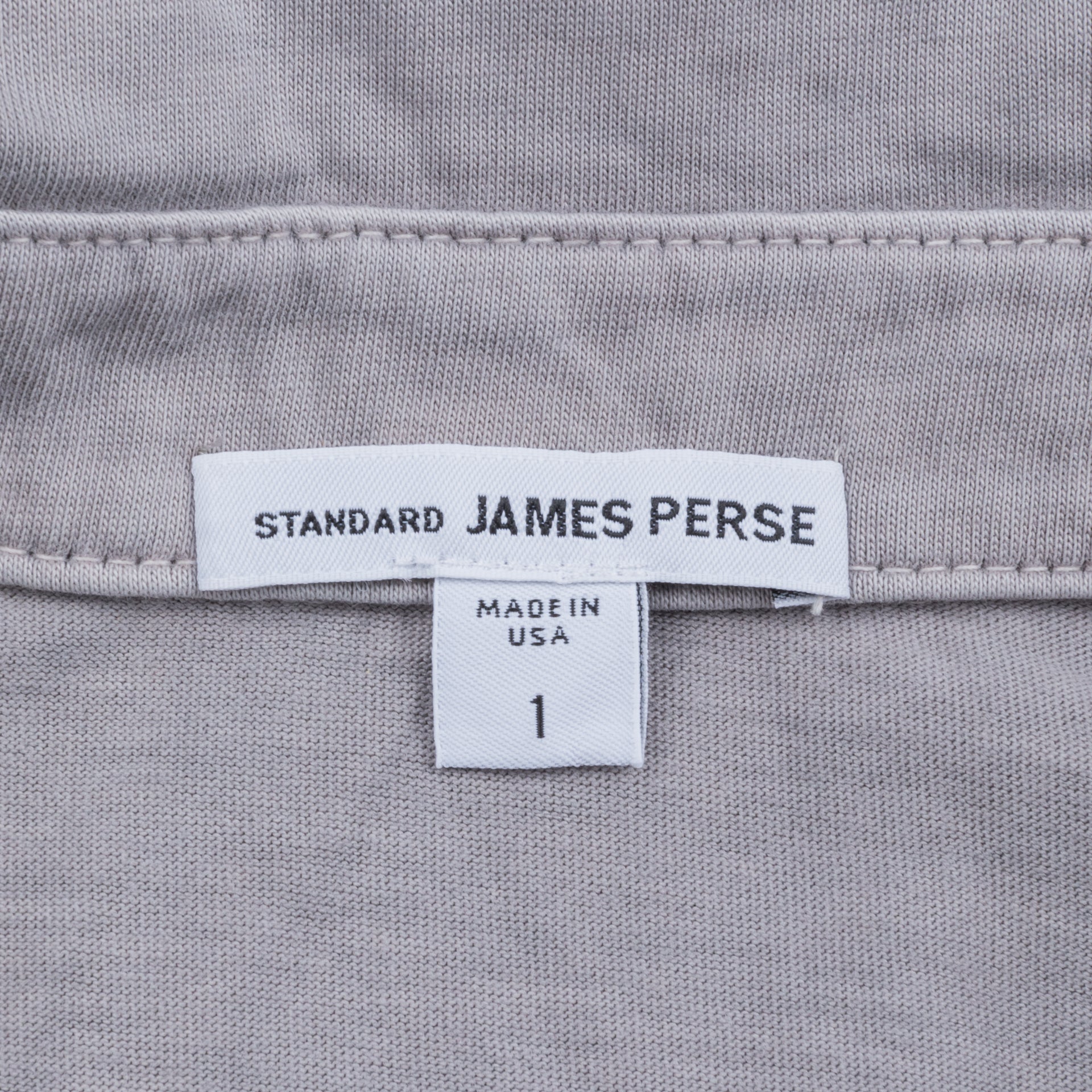 James Perse Revised polo Fog Pigment