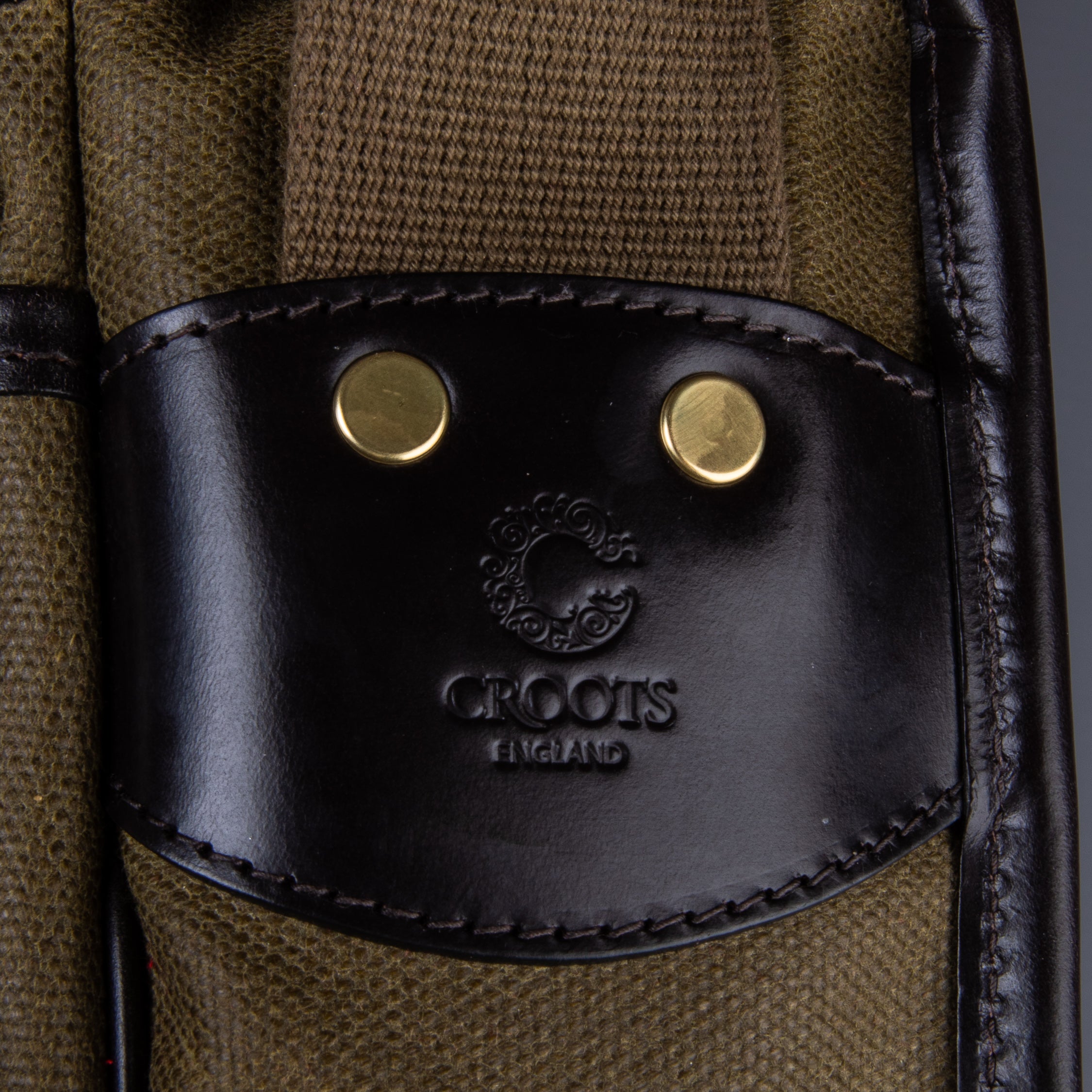 Croots Waxed Canvas Carryall Bag Olive