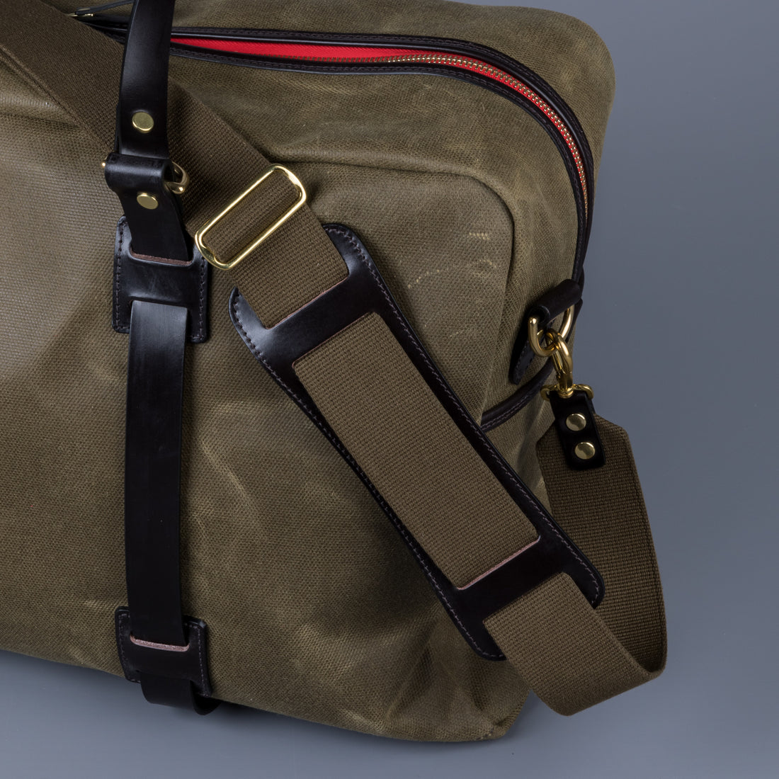 Croots Vintage Waxed Canvas Holdall Olive - Large