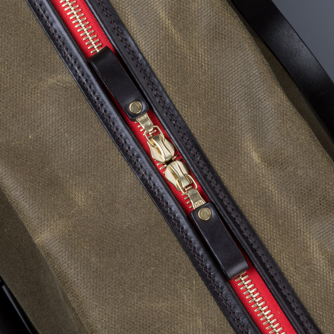 Croots Vintage Waxed Canvas Holdall Olive - Large