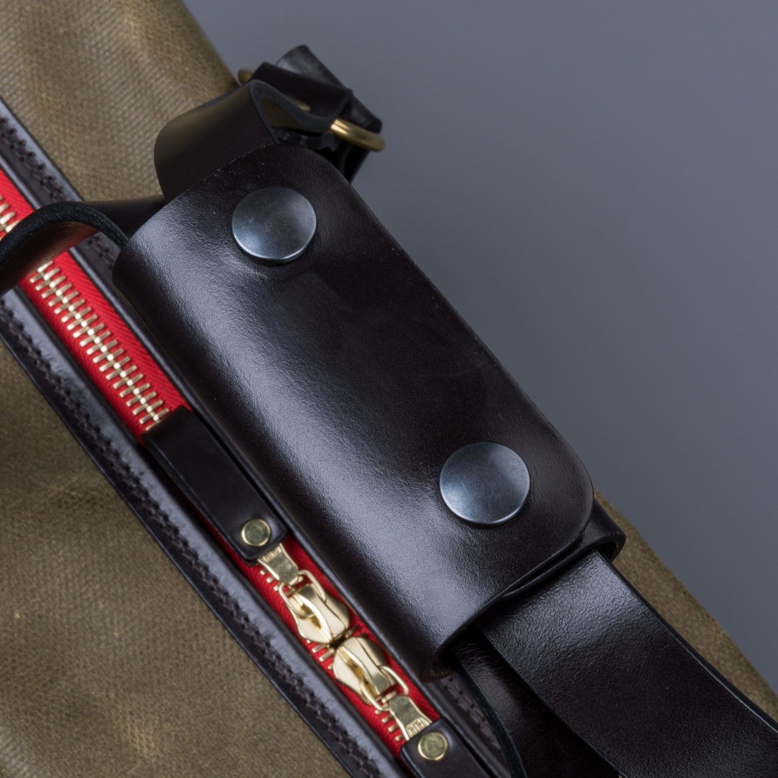 Croots Vintage Waxed Canvas Holdall Olive - Large