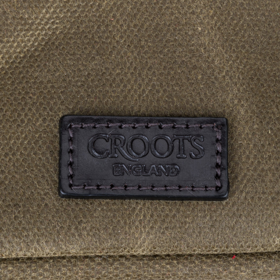 Croots Vintage Waxed Canvas Holdall Olive - Large