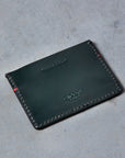 Croots Malton Bridle Leather Credit Card Holder Racing Green