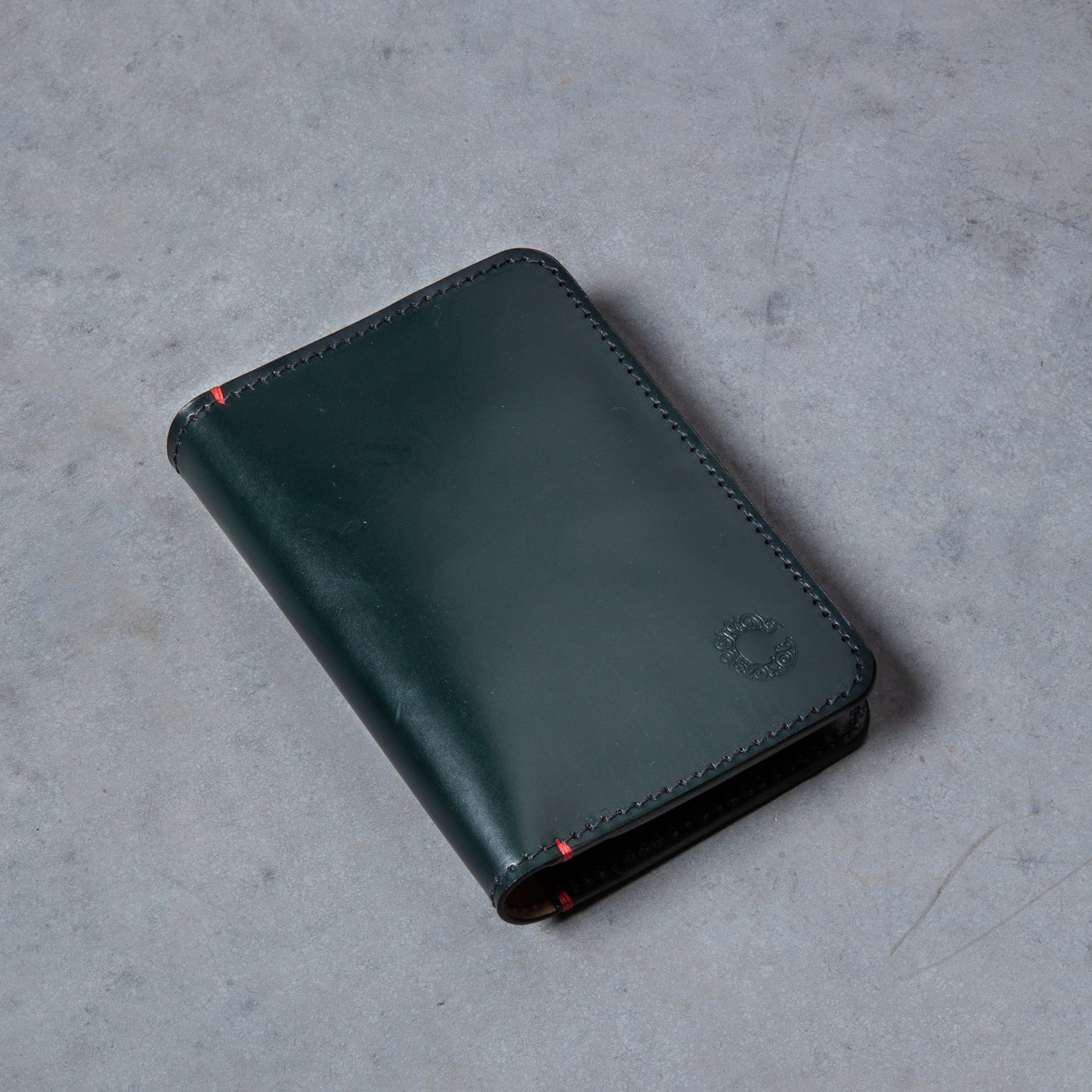 Croots Malton Bridle Leather Passport Wallet Racing Green