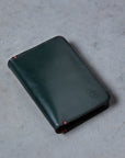 Croots Malton Bridle Leather Passport Wallet Racing Green