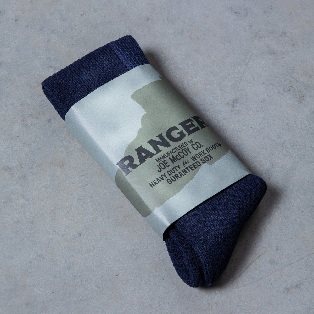 The Real McCoy's Boot Socks 'Ranger' Navy – Frans Boone Store
