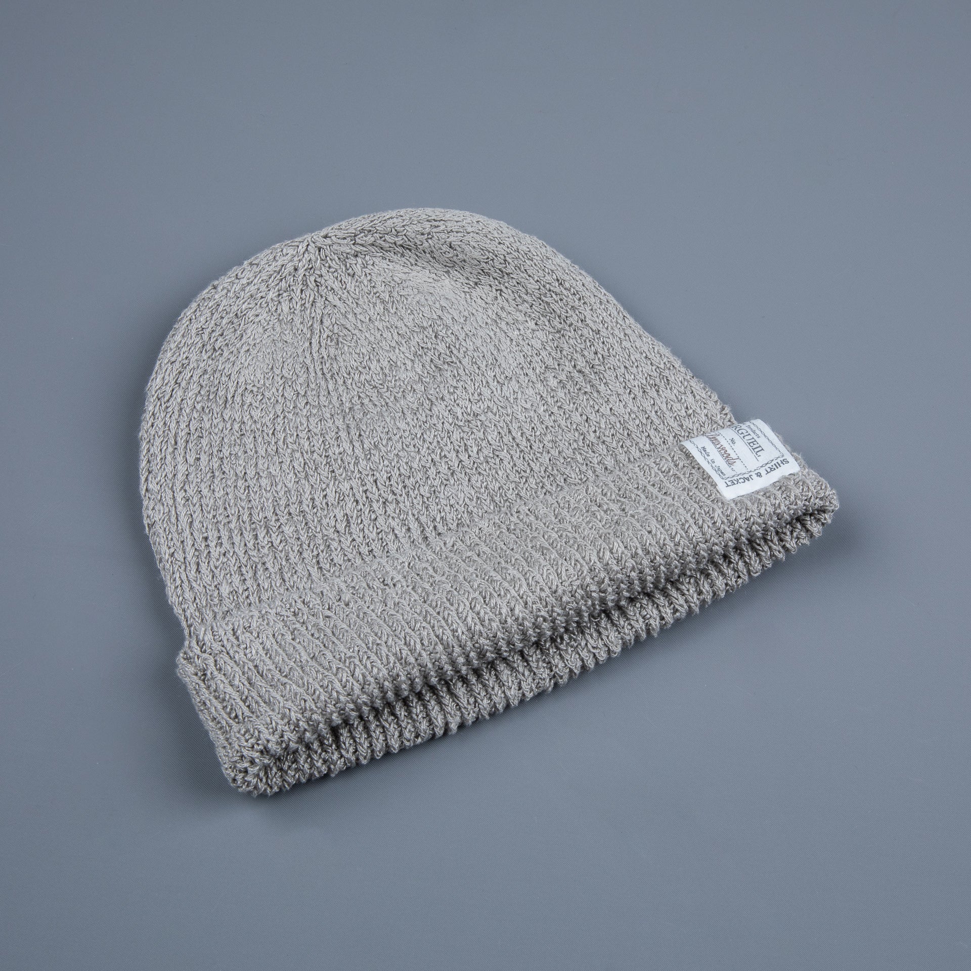 Orgueil Linen Watch Cap Light Grey