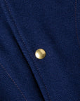 The Real McCoy's Wool Varsity Jacket Midnight Blue
