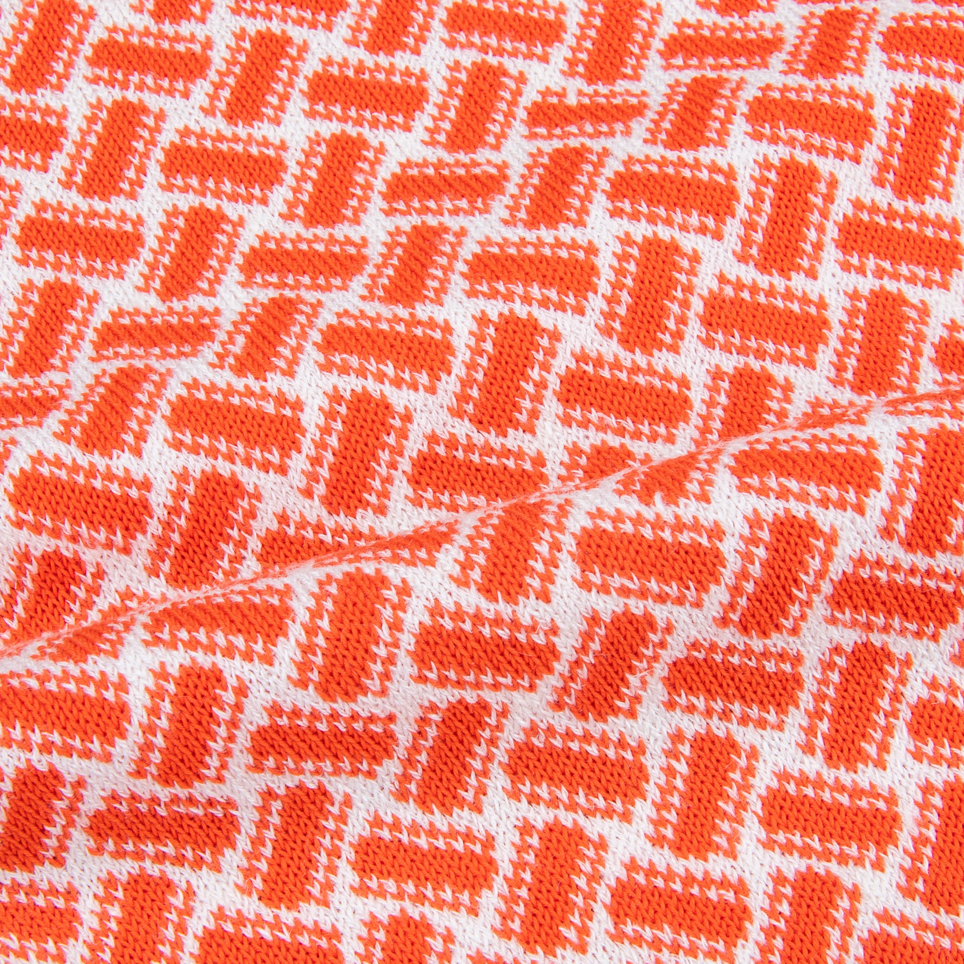 Drumohr Cotone Lino Biscottino Arancio Bianco