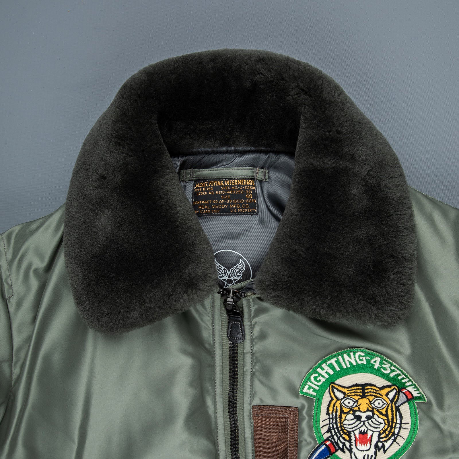 リアルマッコイズ TYPE B-15D FIGHTING - 437th 42 TYPE B-15D / FIGHTING - 437th – The Real McCoy's