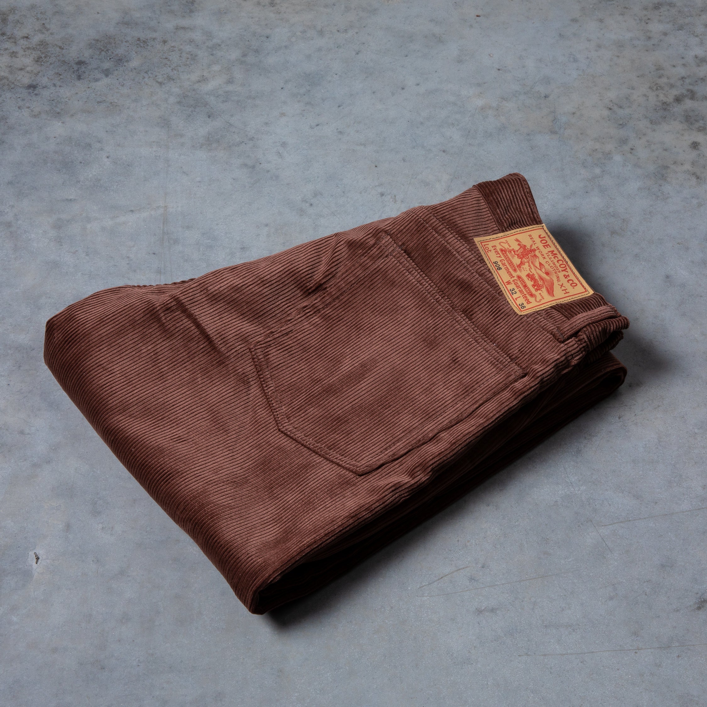 The Real McCoy&#39;s Corduroy Trousers Brown Lot. 906