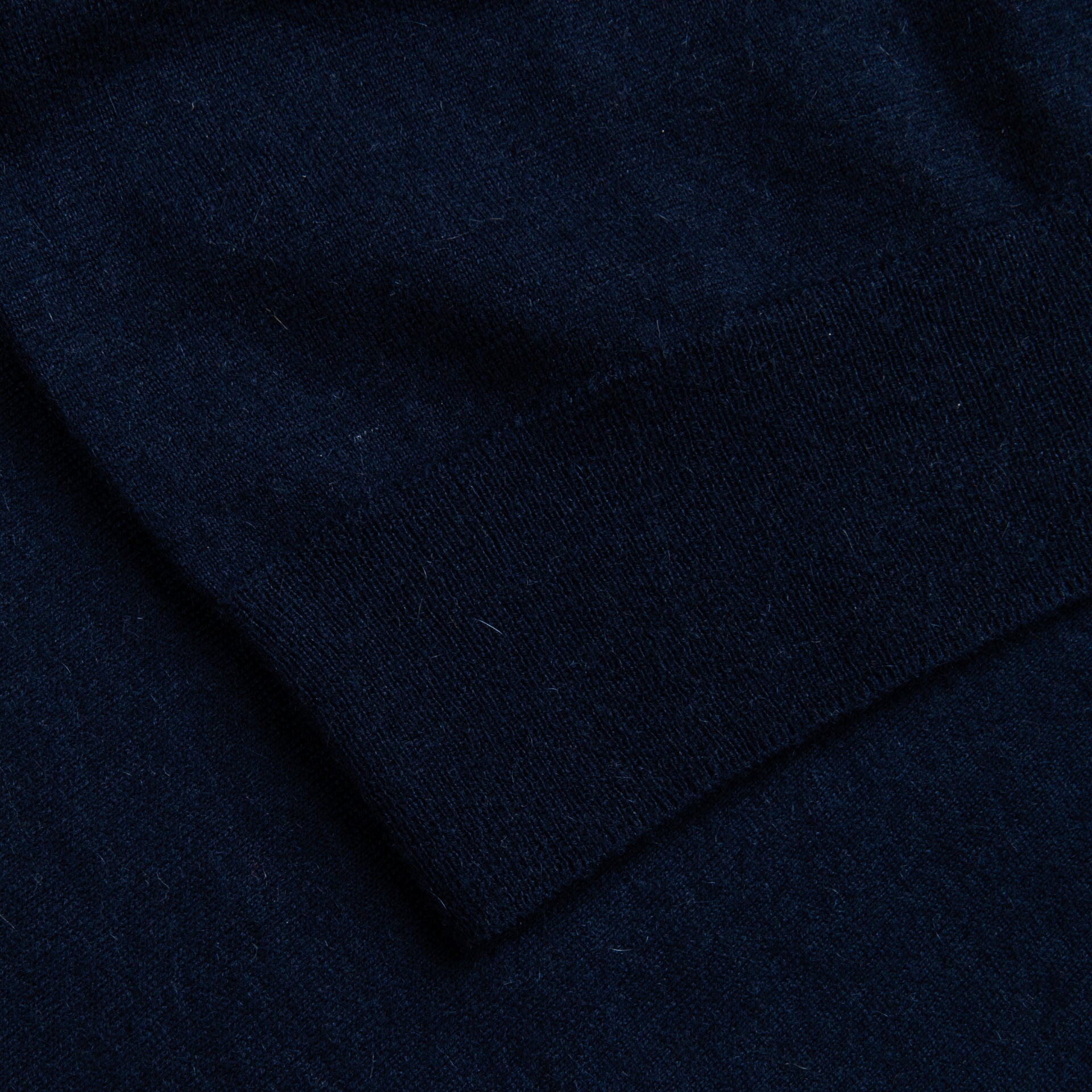 Drumohr Luxury 30G Cashmere Polo Blu Notte