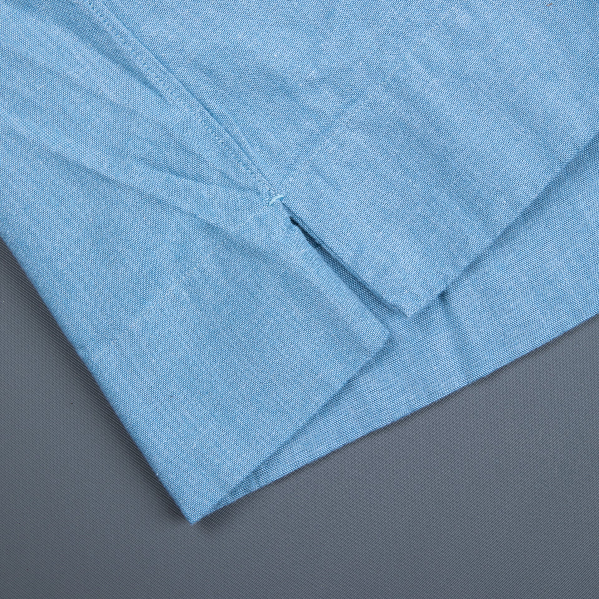 Finamore x Frans Boone Baia (or Thunderball) Shirt Chambray Blu