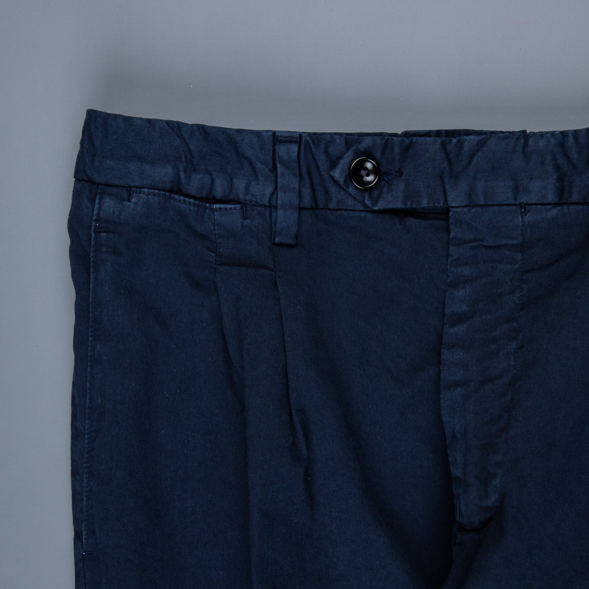 Drumohr Pantaloni Doppia pence Blu notte