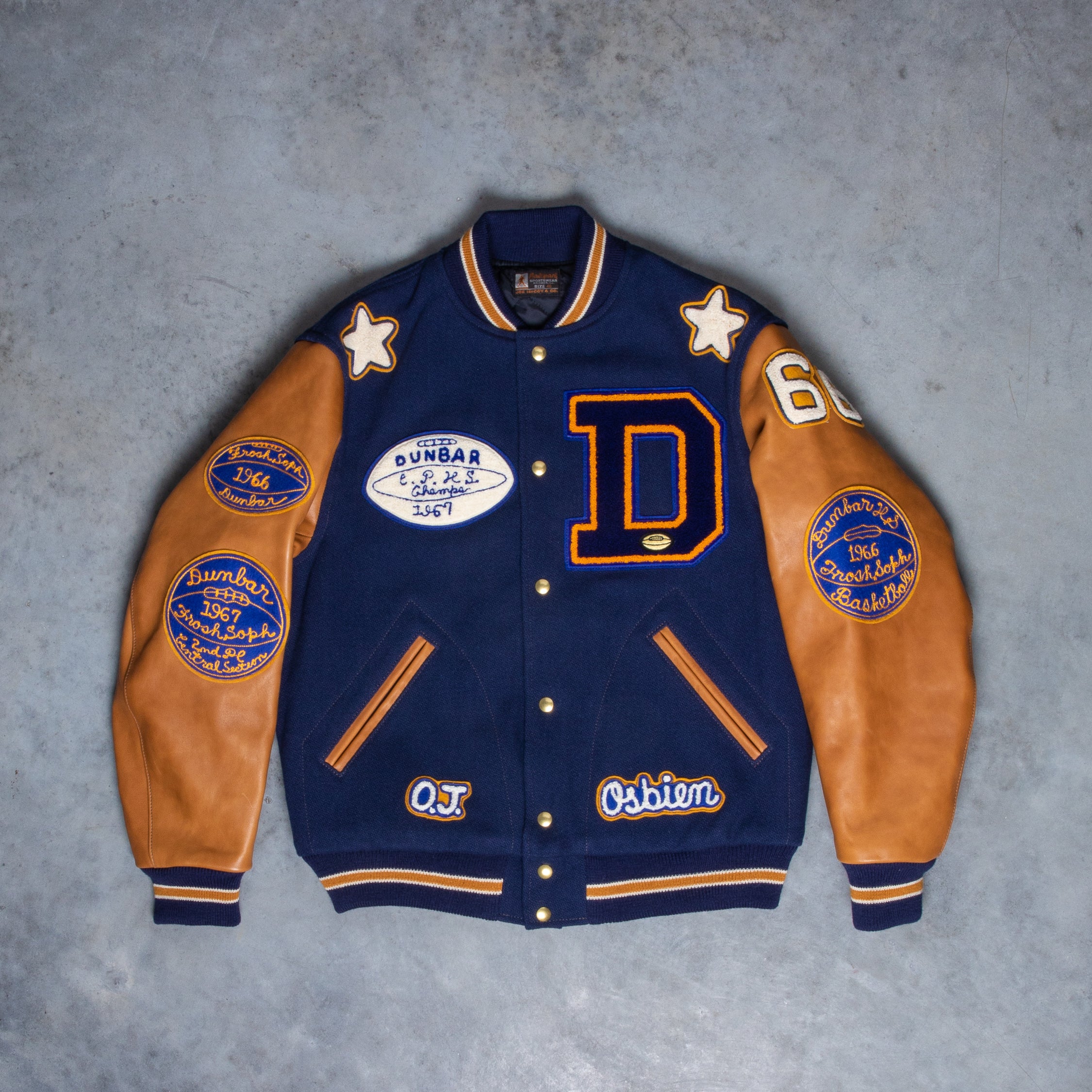 The Real McCoy s Wool Varsity Jacket Dunbar