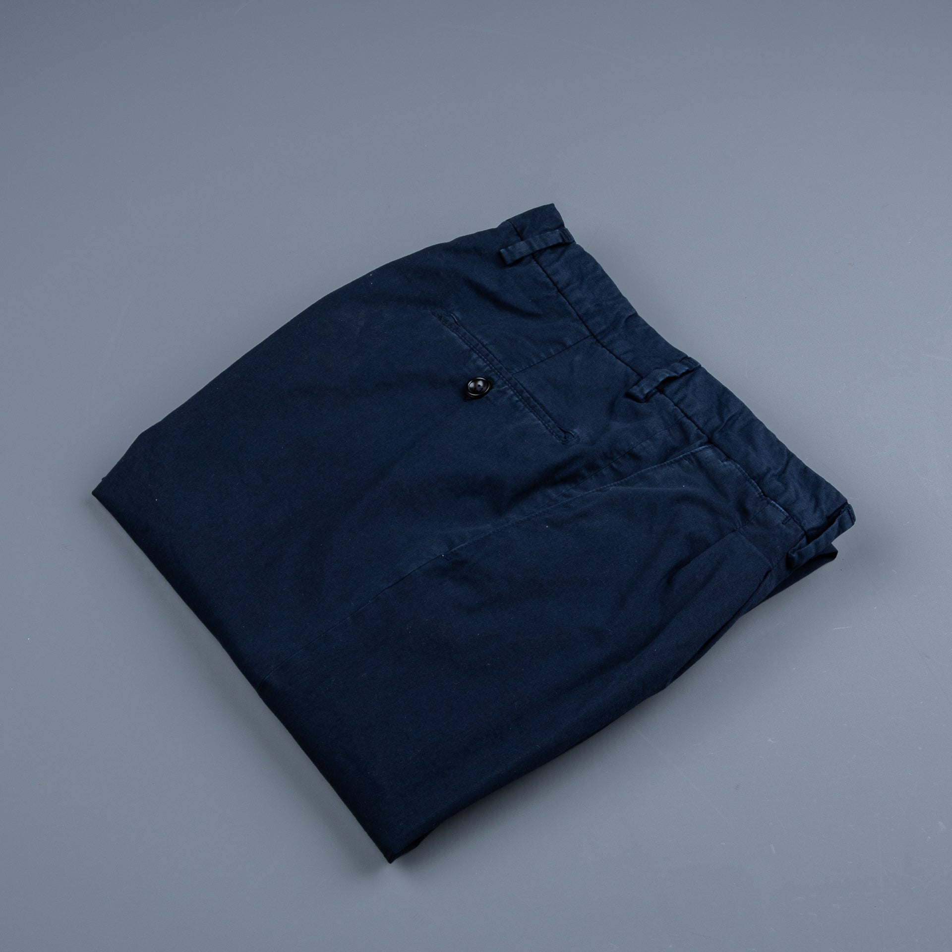 Drumohr Pantaloni Doppia pence Blu notte